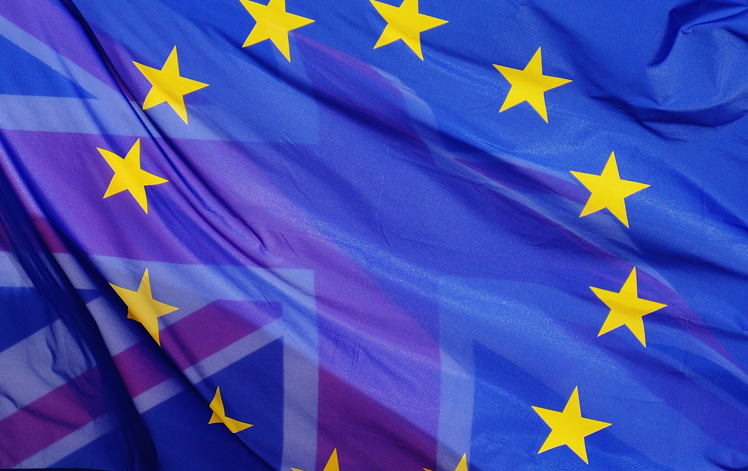EU and UK flag