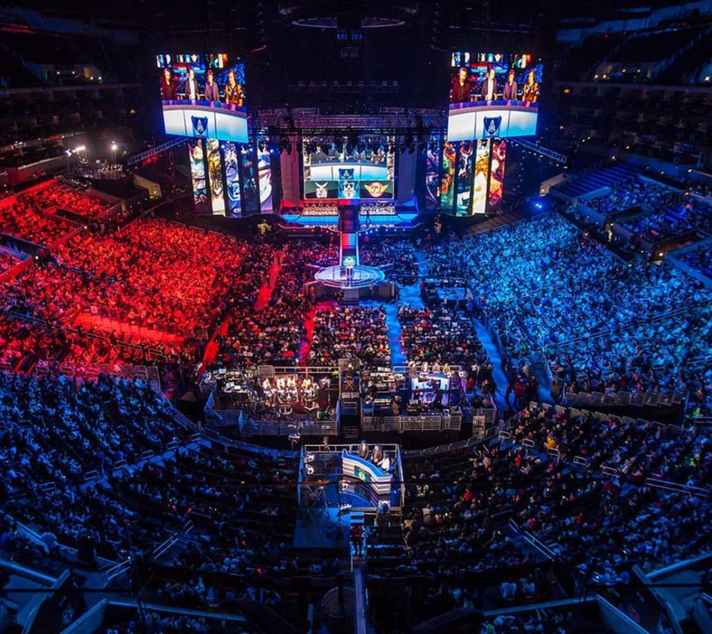 esports in a stadium