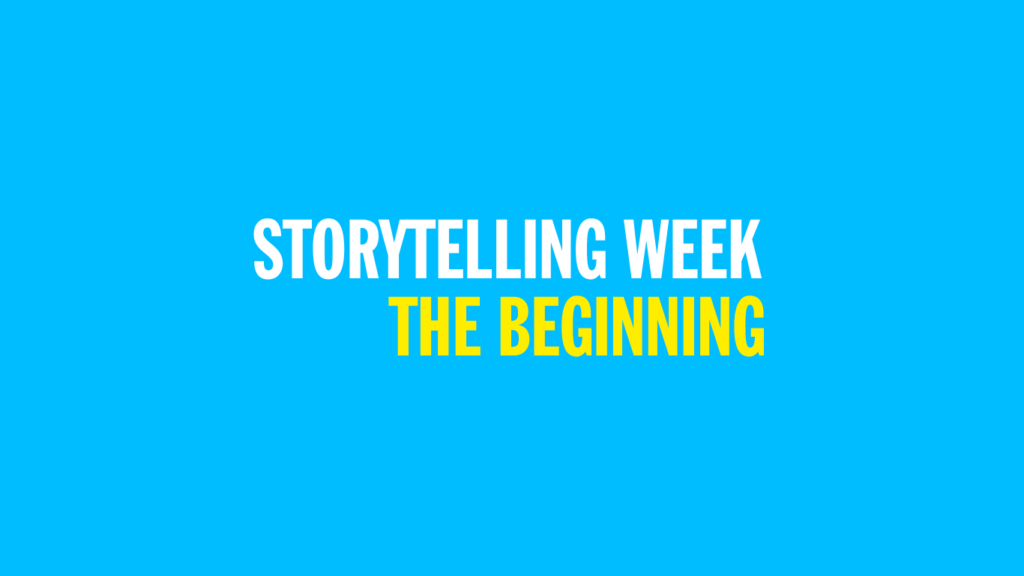 National Storytelling Week: The Beginning Header Banner