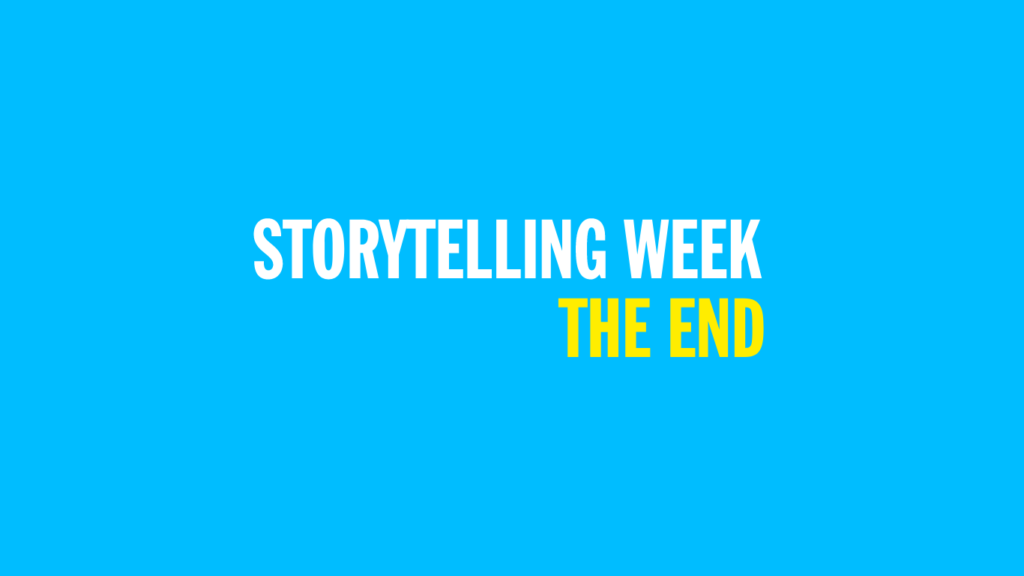 National Storytelling Week: The End Header Banner